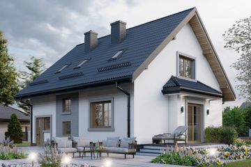  Projekt domu APS 201 (LUA1252) - projekt domu parterowego z poddaszem - Zdjęcie 4