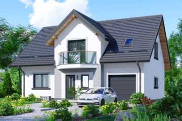  Projekt domu APS 211 (LUA1256) - projekt domu parterowego z poddaszem - Zdjęcie 3