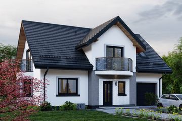  Projekt domu APS 211 (LUA1256) - projekt domu parterowego z poddaszem - Zdjęcie 4