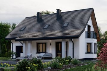  Projekt domu APS 211 (LUA1256) - projekt domu parterowego z poddaszem - Zdjęcie 5