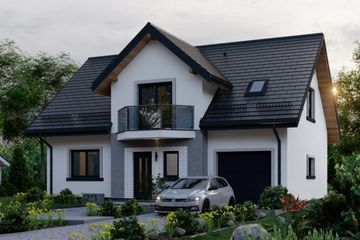  Projekt domu APS 211 (LUA1256) - projekt domu parterowego z poddaszem - Zdjęcie 6