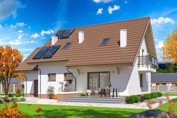  Projekt domu Ares II (WOE1017) - projekt domu parterowego z poddaszem - Zdjęcie 3