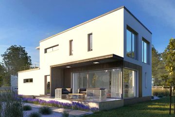  Projekt domu Belfast DCP268 (WOB1144) - projekt domu z pełnym piętrem - Zdjęcie 1