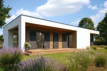  Projekt domu A-15 (PZB1004) - projekt domu parterowego - Zdjęcie 2