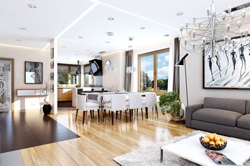  Projekt domu Helios (WAH1271) - projekt domu z pełnym piętrem - Zdjęcie 5