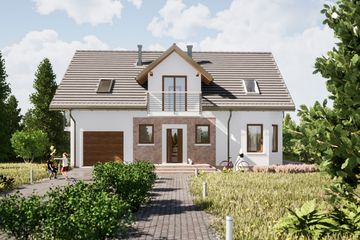  Projekt domu Mariola Polo (1252) (KRD2244) - projekt domu parterowego z poddaszem - Zdjęcie 6