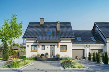  Projekt domu Smyk-2 Duo (879) (KRD2268) - projekt domu parterowego z poddaszem - Zdjęcie 6