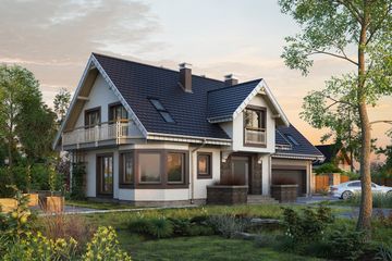  Projekt domu Turkus (1254) (KRD2276) - projekt domu parterowego z poddaszem - Zdjęcie 4