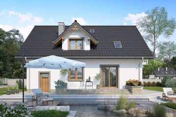  Projekt domu Zofia Neo (1249) (KRD2290) - projekt domu parterowego z poddaszem - Zdjęcie 4