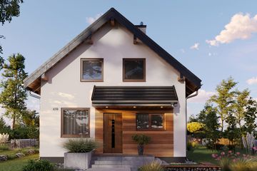  Projekt domu Eklerka (1281) (KRD2301) - projekt domu parterowego z poddaszem - Zdjęcie 5