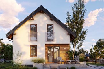  Projekt domu Eklerka (1281) (KRD2301) - projekt domu parterowego z poddaszem - Zdjęcie 6