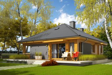  Projekt domu Anabela (WRC1973) - projekt domu parterowego - Zdjęcie 3