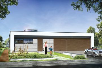  Projekt domu Willa atrium (WAH1274) - projekt domu parterowego - Zdjęcie 1