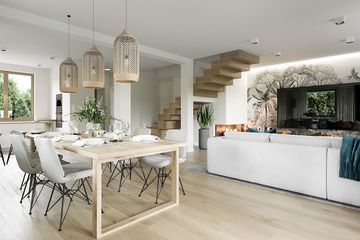  Projekt domu Artemida (WAH1281) - projekt domu z pełnym piętrem - Zdjęcie 4