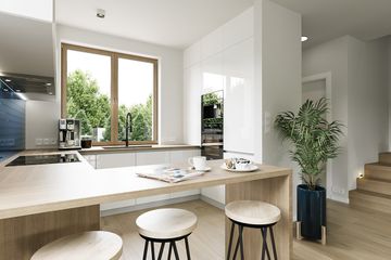  Projekt domu Artemida (WAH1281) - projekt domu z pełnym piętrem - Zdjęcie 5