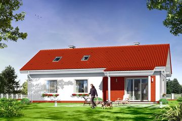  Projekt domu Luna (WAH1326) - projekt domu parterowego - Zdjęcie 2