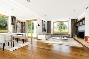  Projekt domu Nektarynka (WAH1338) - projekt domu parterowego - Zdjęcie 3