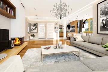  Projekt domu Nektarynka (WAH1338) - projekt domu parterowego - Zdjęcie 5