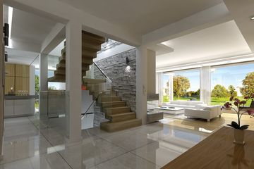  Projekt domu Otwarty (WAH1343) - projekt domu parterowego z poddaszem - Zdjęcie 4