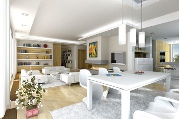  Projekt domu Otwarty wariant B (WAH1428) - projekt domu parterowego z poddaszem - Zdjęcie 3