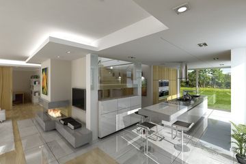  Projekt domu Otwarty wariant B (WAH1428) - projekt domu parterowego z poddaszem - Zdjęcie 6