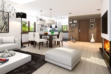  Projekt domu Cztery kąty 3 (WAH1474) - projekt domu parterowego - Zdjęcie 3