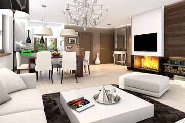  Projekt domu Cztery kąty 3 (WAH1474) - projekt domu parterowego - Zdjęcie 4