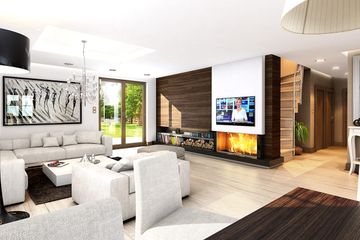  Projekt domu Cztery kąty 4 (WAH1475) - projekt domu parterowego - Zdjęcie 3