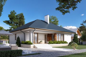  Projekt domu Umbra (BSA1709) - projekt domu parterowego - Zdjęcie 6