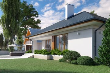  Projekt domu Umbra (BSA1709) - projekt domu parterowego - Zdjęcie 4