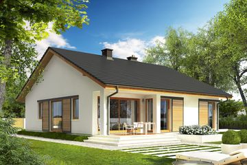 Projekt domu Rafael III G1 (WRC2036) - projekt domu parterowego - Zdjęcie 2