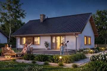  Projekt domu Daktyl (WOF1023) - projekt domu parterowego - Zdjęcie 4