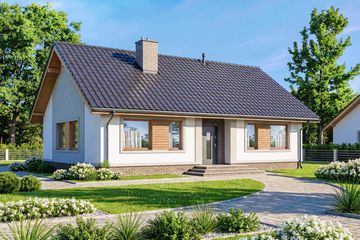  Projekt domu Daktyl (WOF1023) - projekt domu parterowego - Zdjęcie 1