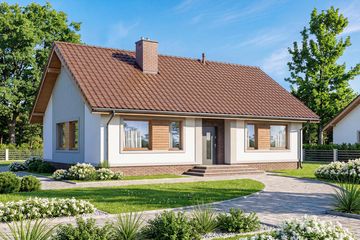  Projekt domu Daktyl (WOF1023) - projekt domu parterowego - Zdjęcie 6