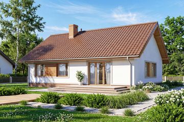  Projekt domu Daktyl (WOF1023) - projekt domu parterowego - Zdjęcie 7