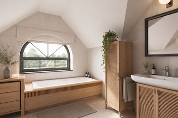 Projekt domu Leda (411) - parterowy z poddaszem dom o powierzchni 148,60 m², dach kopertowy - ujęcie 5