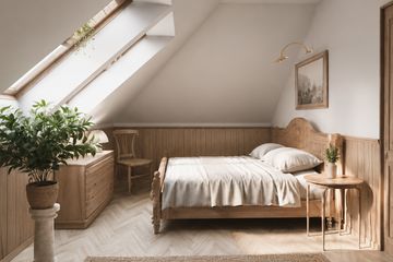Projekt domu Wiślan (708) - parterowy z poddaszem dom o powierzchni 100,90 m², dach kopertowy - ujęcie 8