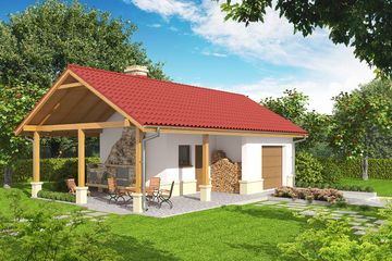  Projekt garażu G27 (WRC2060) - projekt garażu parterowego - Zdjęcie 1