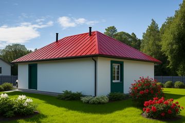  Projekt garażu G39 - Budynek garażowo - gospodarczy (PRA1043) - projekt garażu parterowego - Zdjęcie 2