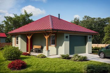  Projekt garażu G39 - Budynek garażowo - gospodarczy (PRA1043) - projekt garażu parterowego - Zdjęcie 1