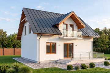 Projekt domu Dominik - parterowy z poddaszem dom o powierzchni 129,36 m², dach dwuspadowy - ujęcie 2