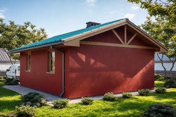  Projekt garażu G43 - Budynek garażowo - gospodarczy (PRA1048) - projekt garażu parterowego - Zdjęcie 2