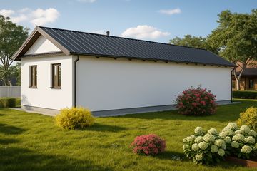  Projekt garażu G44 - Budynek garażowy (PRA1051) - projekt garażu parterowego - Zdjęcie 2