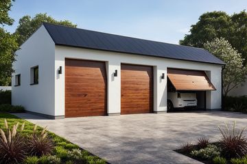  Projekt garażu G52 - Budynek garażowy (PRA1063) - projekt garażu parterowego - Zdjęcie 1