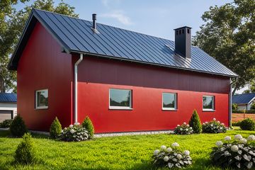  Projekt garażu G60 - Budynek garażowo - gospodarczy (PRA1073) - projekt garażu parterowego z poddaszem - Zdjęcie 2