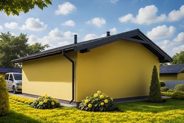  Projekt garażu G64 - Budynek garażowo - gospodarczy (PRA1077) - projekt garażu parterowego - Zdjęcie 2