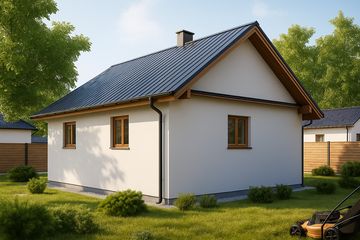  Projekt garażu G67 - Budynek garażowo - gospodarczy (PRA1081) - projekt garażu parterowego - Zdjęcie 2