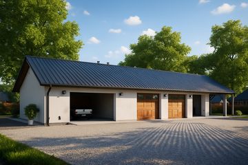  Projekt garażu G73 - Budynek garażowo - gospodarczy (PRA1086) - projekt garażu parterowego - Zdjęcie 1