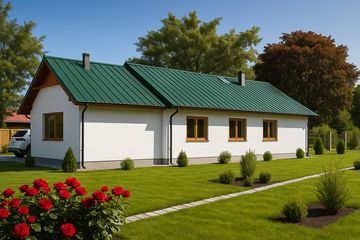  Projekt budynku gospodarczego G72 - Budynek garażowo - gospodarczy (PRA1087) - projekt budynku parterowego - Zdjęcie 2