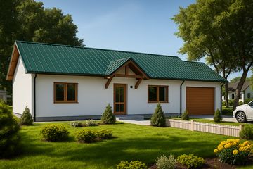  Projekt budynku gospodarczego G72 - Budynek garażowo - gospodarczy (PRA1087) - projekt budynku parterowego - Zdjęcie 1